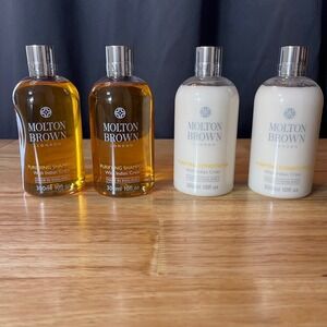 Molton Brown Purifying Shampoo Conditioner Indian Cress 300ml 10oz 4 Pack Set